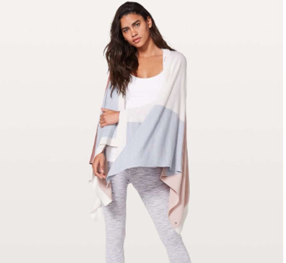Lululemon Hatha Wrap One Size Sweater Wrap Lightweight